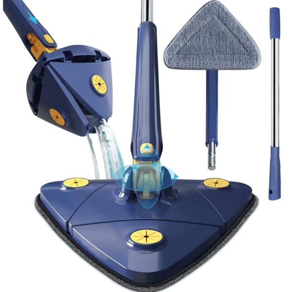 Mop de Limpeza Triangular 360° + Refil