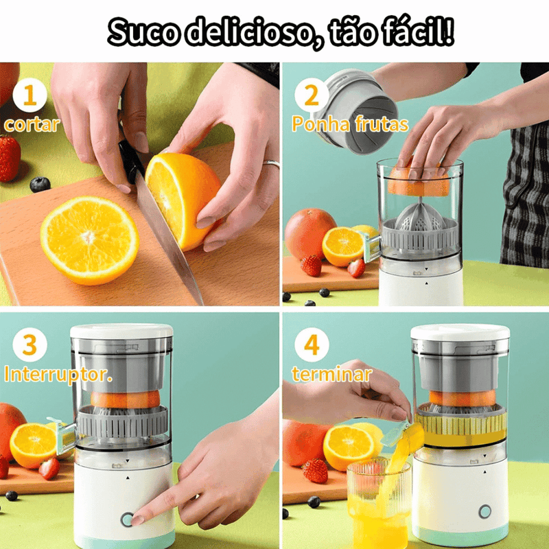 Espremedor Sem Fio Elétrico
