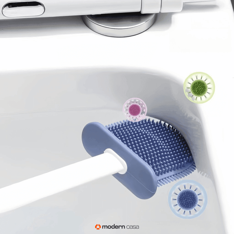 Escova Sanitária de Silicone 2 em 1