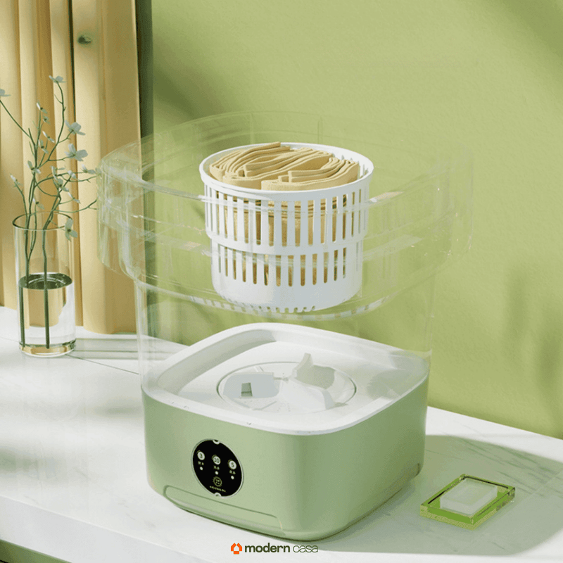 Mini Máquina de Lavar Portátil TurboClean