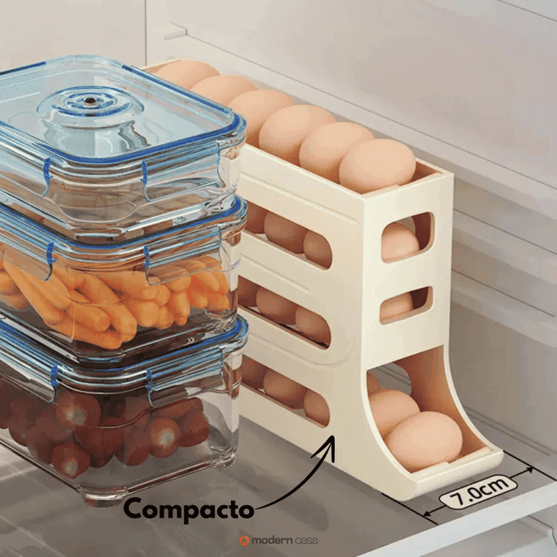 Porta Ovos Dispense Organizador De 4 Andares (Compre 2 Leve 3)