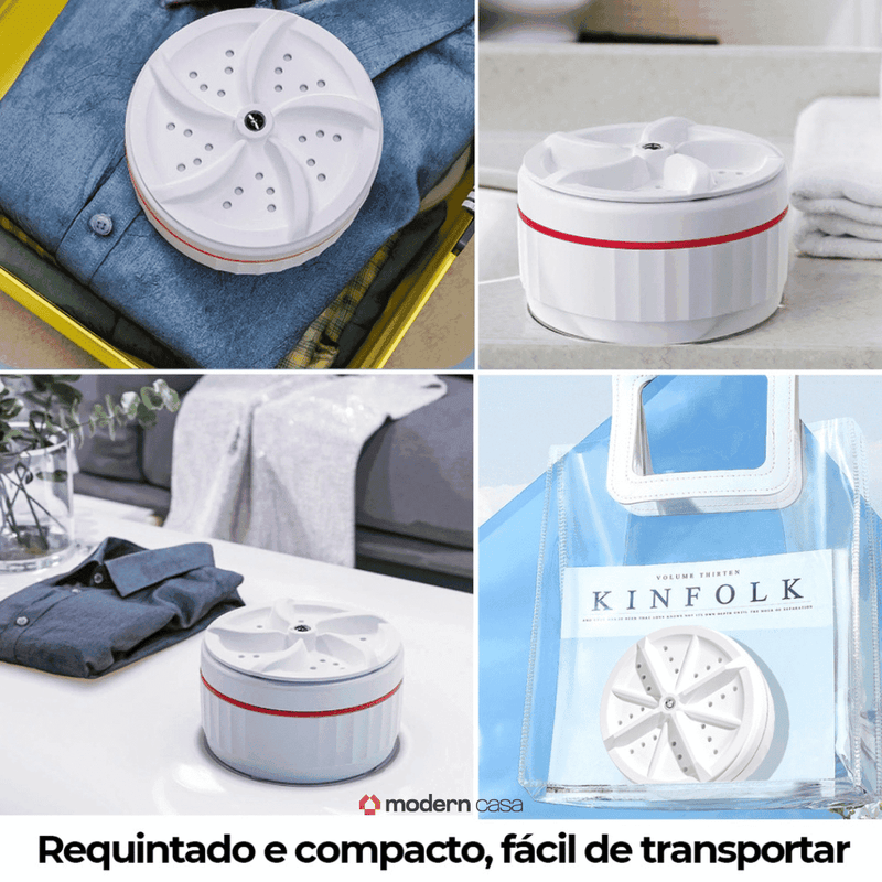 Mini Máquina de Lavar Portátil - SuperClean