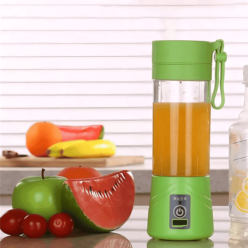 Mini Liquidificador Mixer Juice Garrafa Portátil USB Recarregável